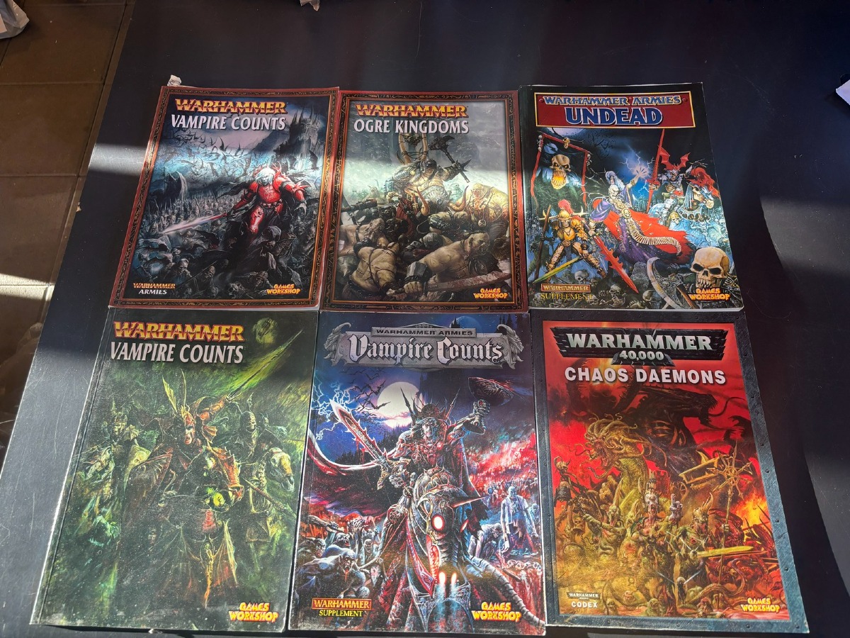 Diverse Warhammer hærbøger / army books mm (6)