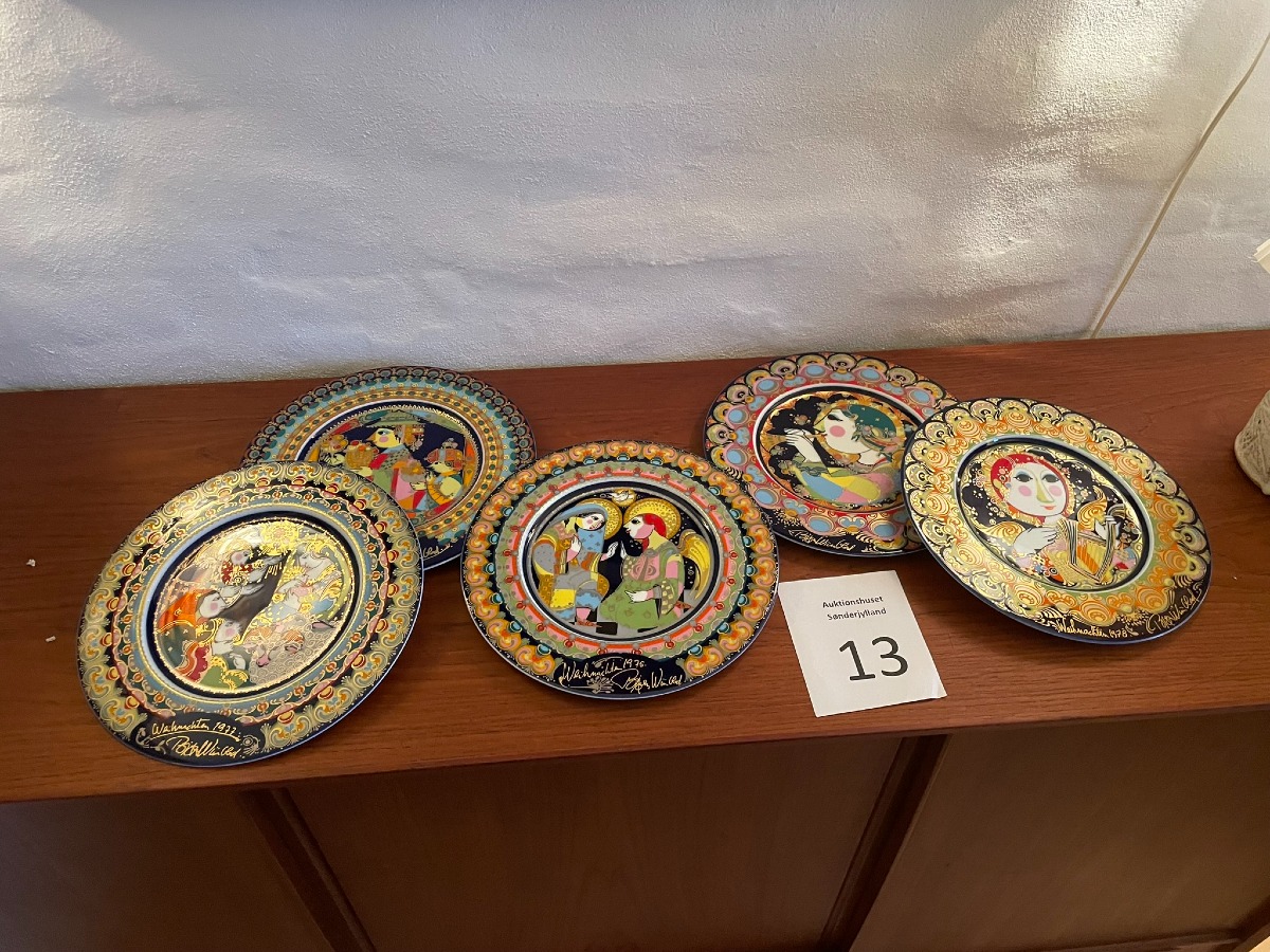 Bjørn Wiinblad for Rosenthal. Juletallerkner (5)