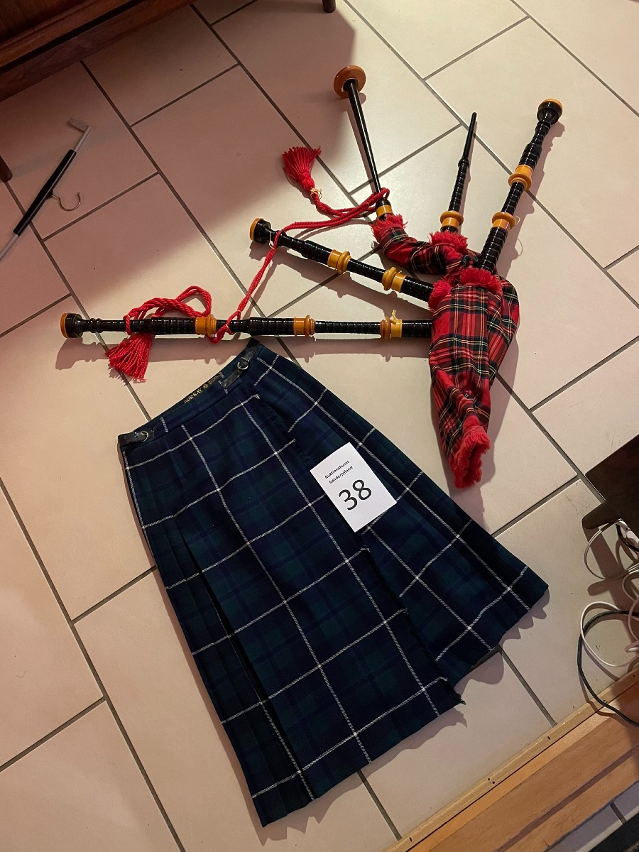 Gor-Ray kilt og sækkepibe