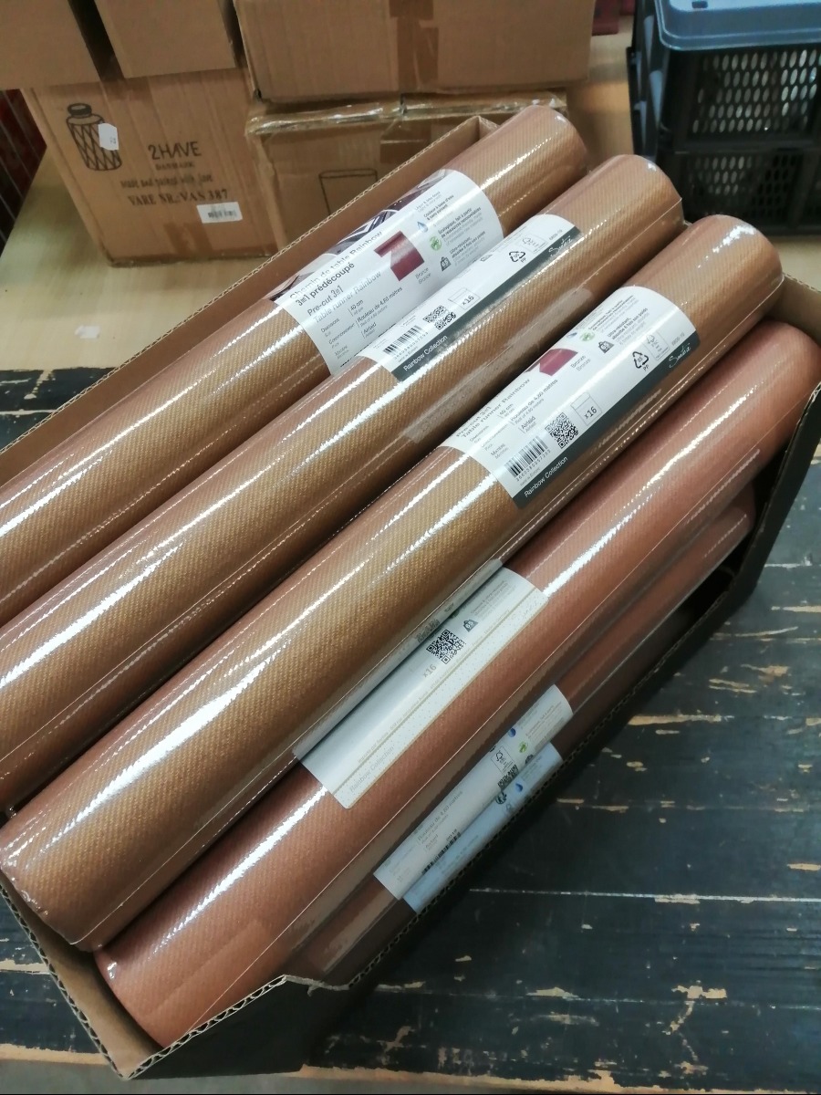 Tekstil bordskåner/serviet, bronze (12)