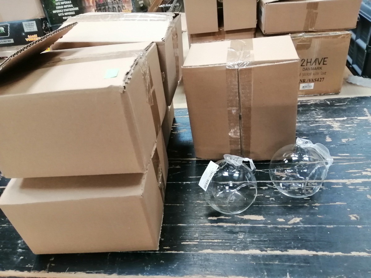 Parti glaskugler til ophæng (26)