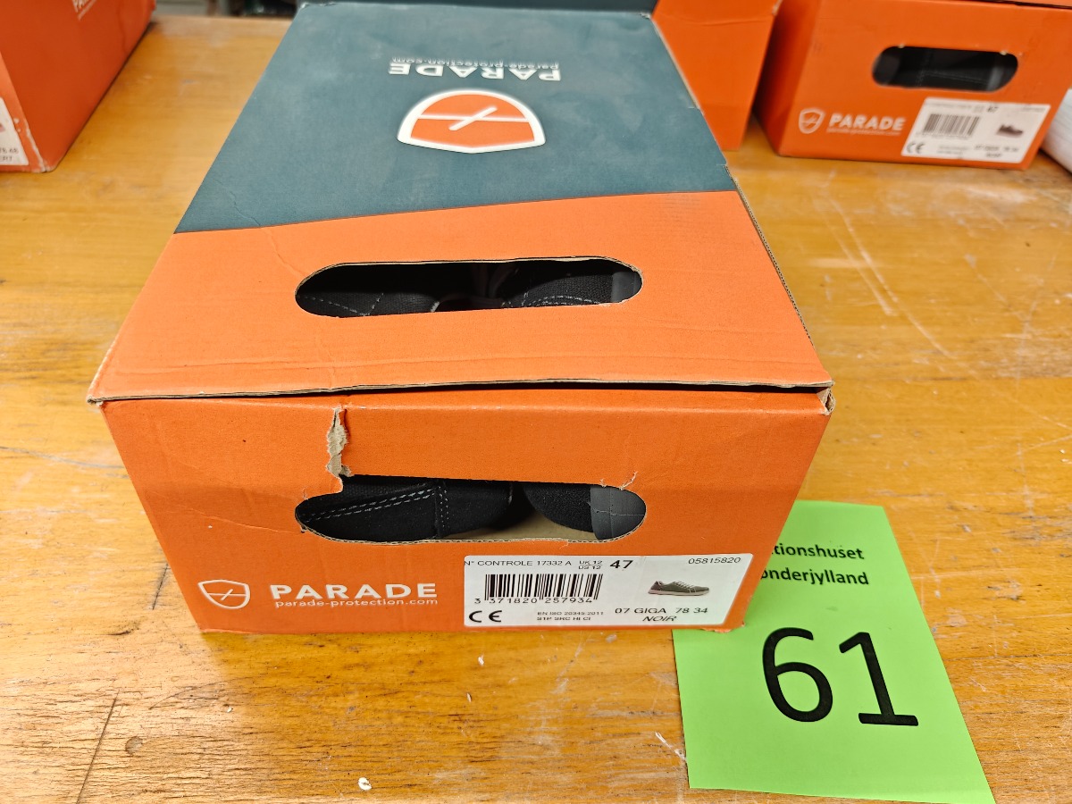 Sikkerhedssko parade 