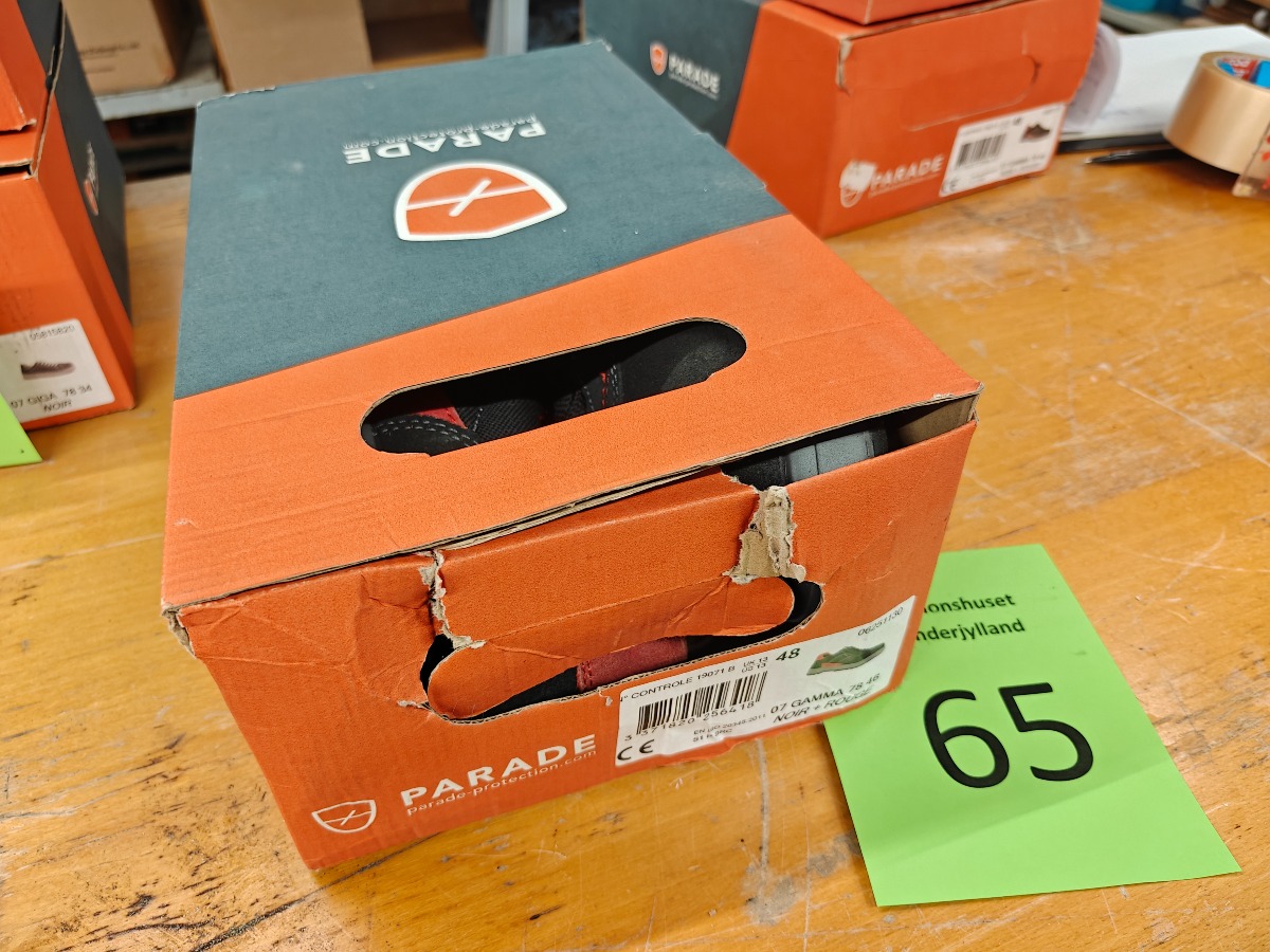 Sikkerhedssko parade 