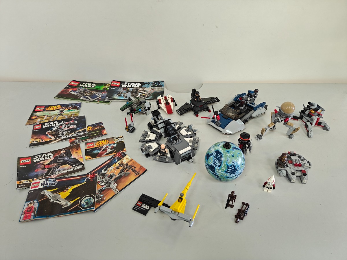 Lego Star Wars 75022, 75183, 75036, 75193, 30244, 75163, 30272, 9674 og 9488