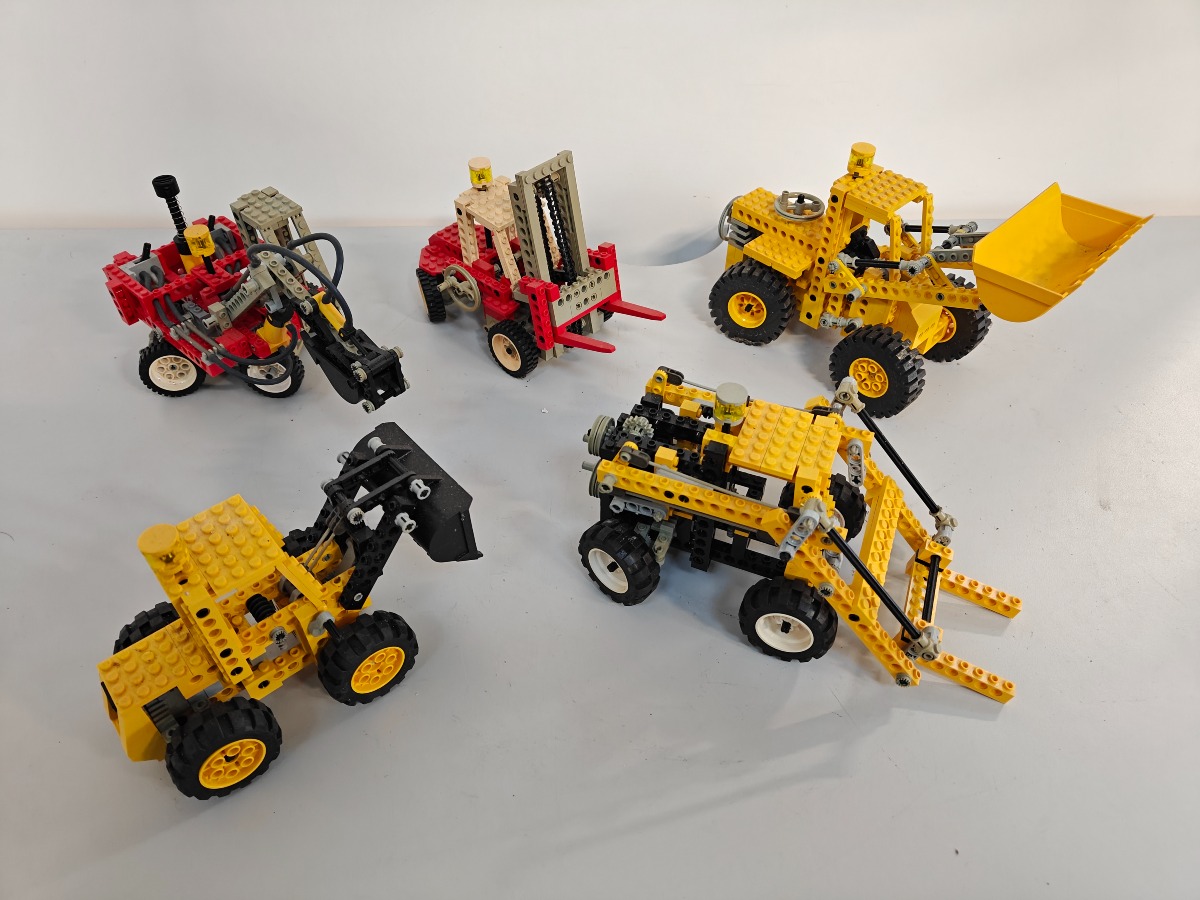 Lego Technic 5 forskellige modeller