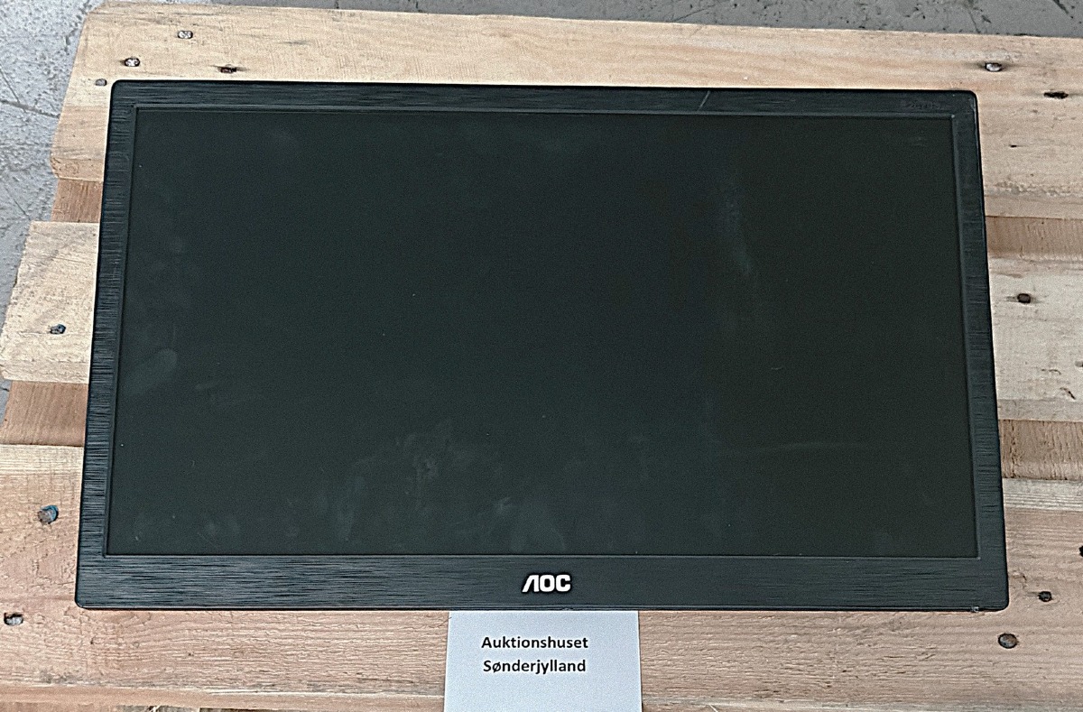 LCD monitor (LED backlight). Mrk AOC. Model: E2070Swn. 195LM00003. U. Kabler