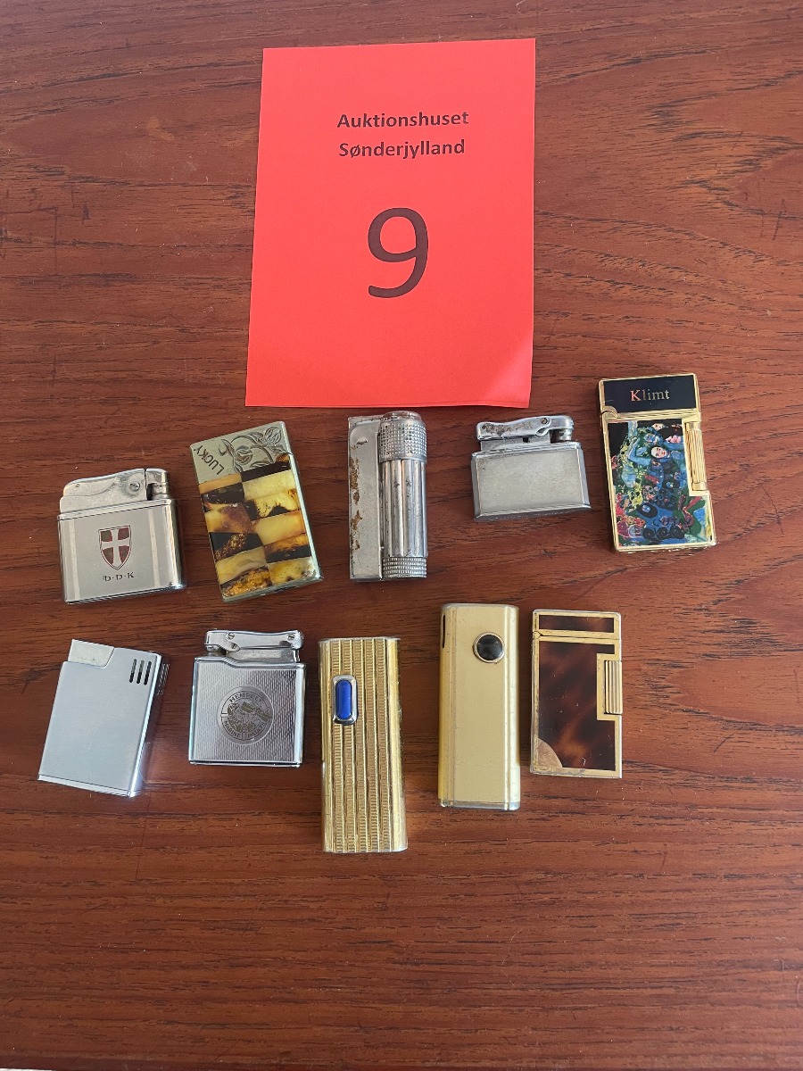 10 Lightere. Forskellige mærker