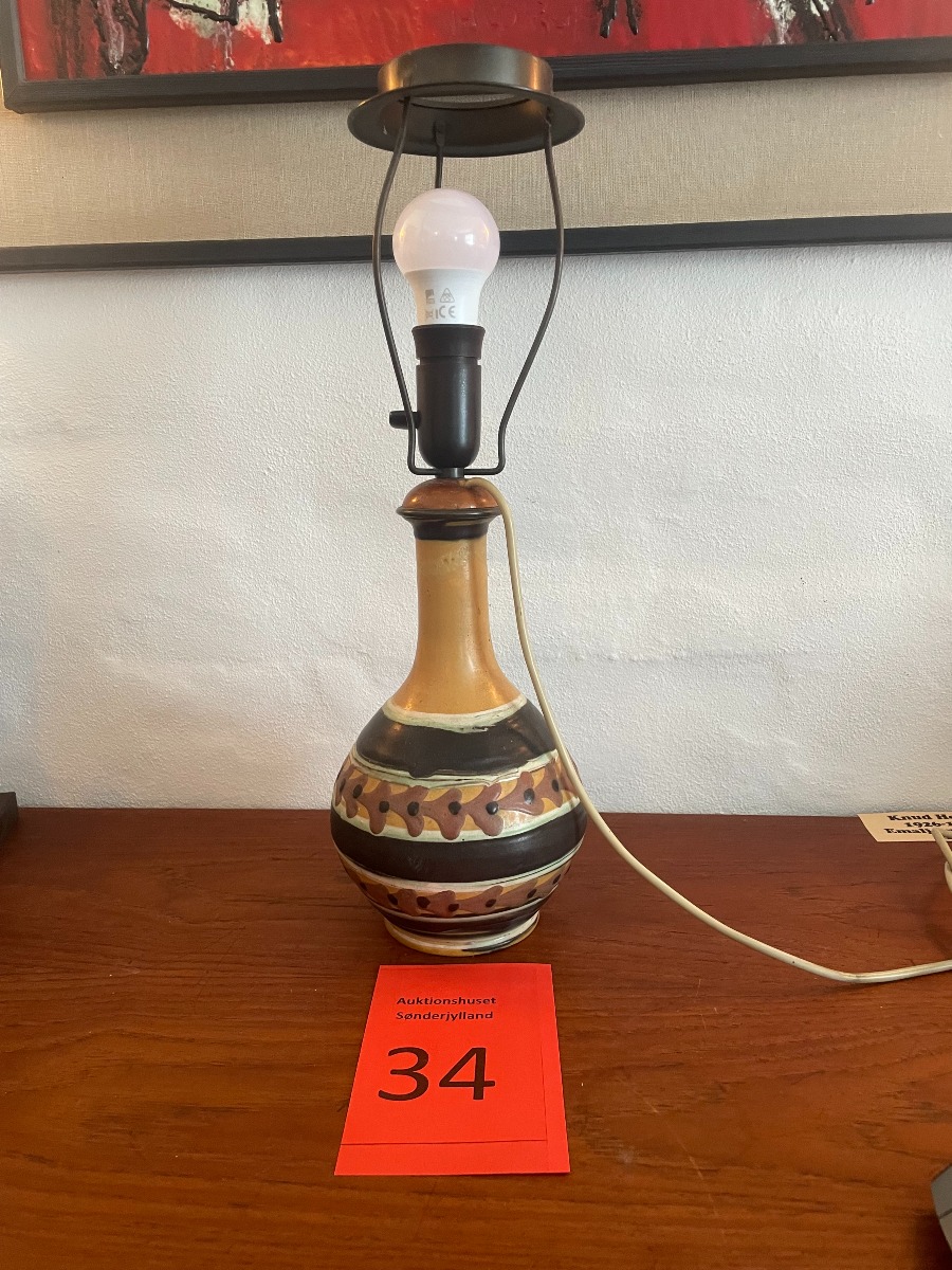 Herman Kähler. Bordlampe 