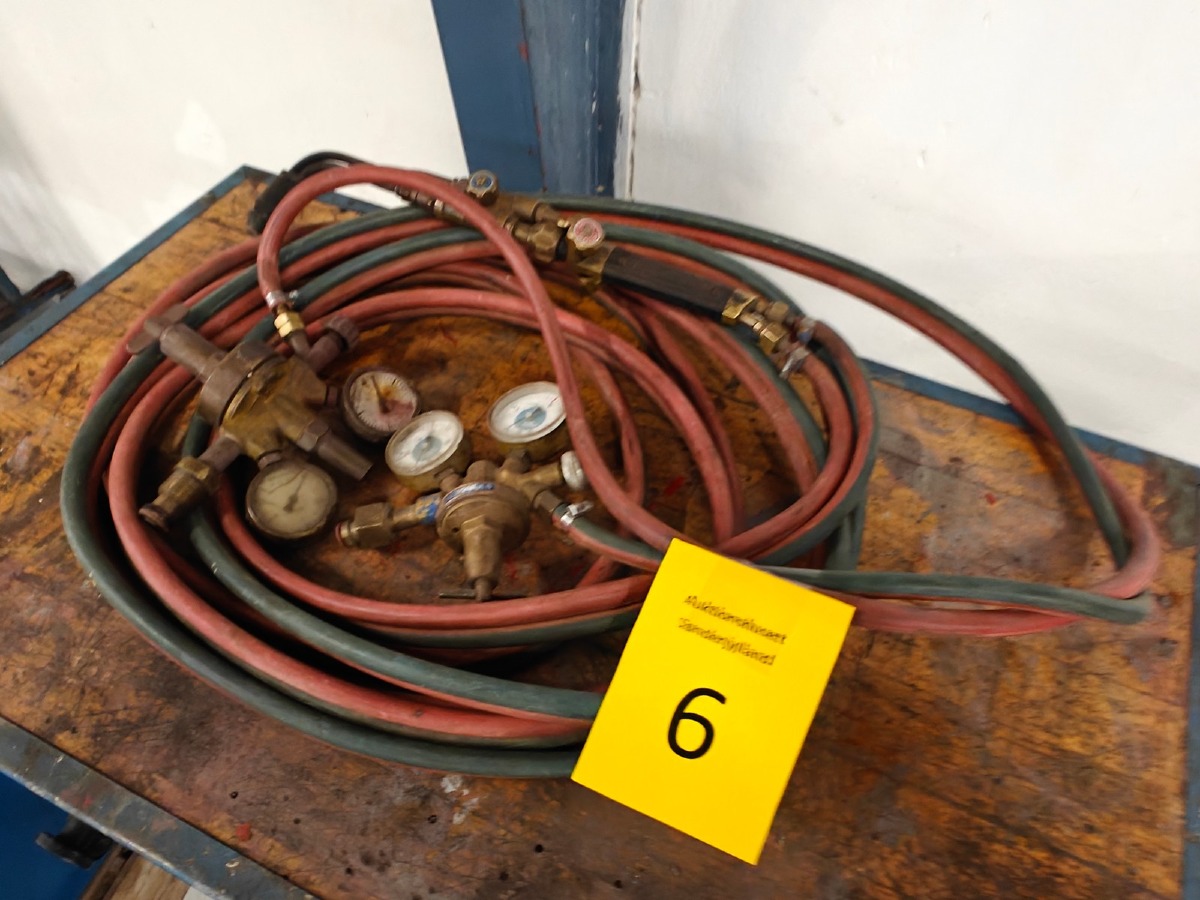 Slangesæt til skærebrænder