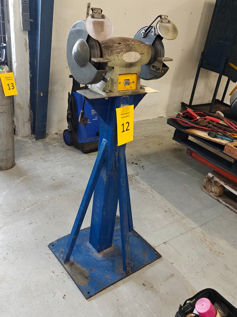 Bænksliber på søjle. 230 V. 