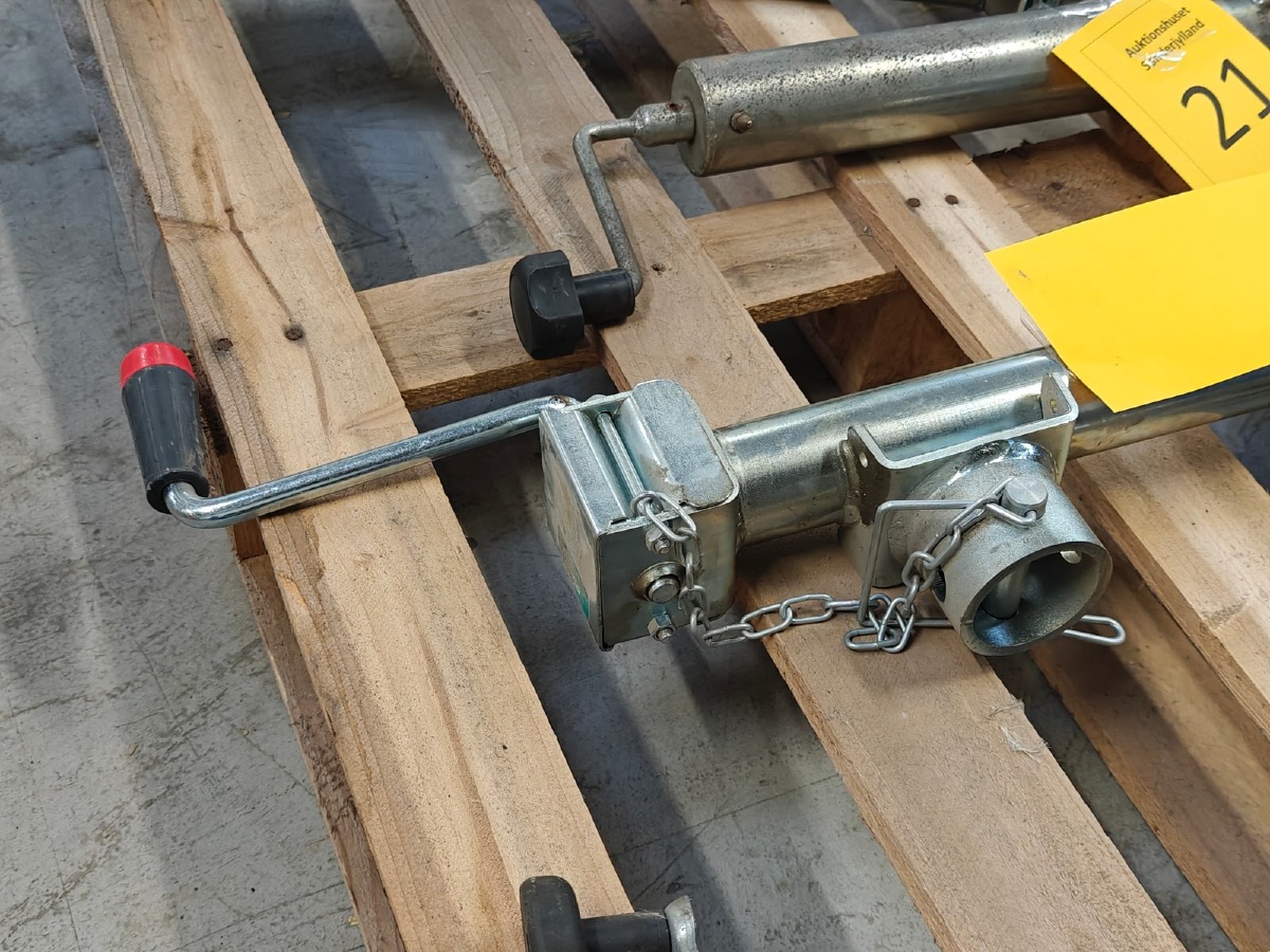 Støtte hjul til trailer 