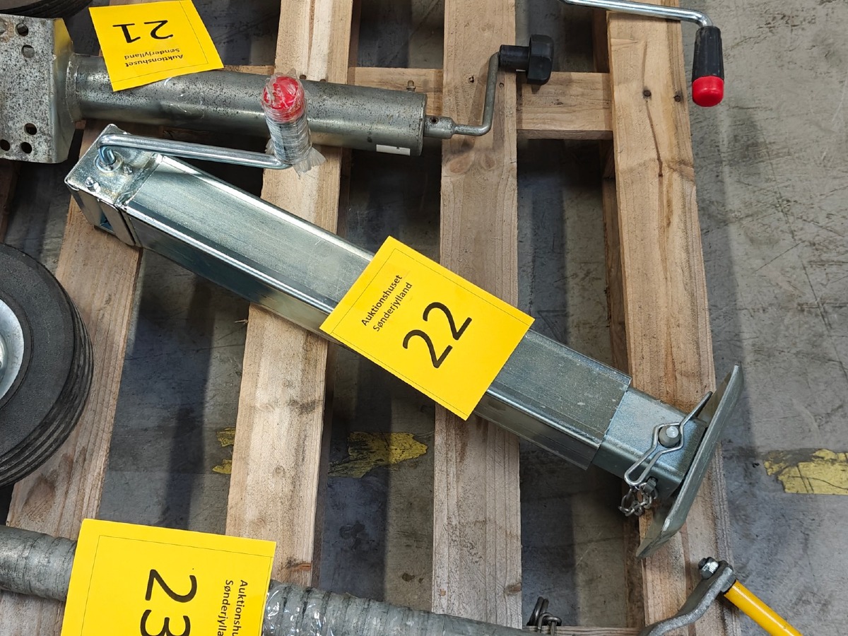 Støtte hjul til trailer 