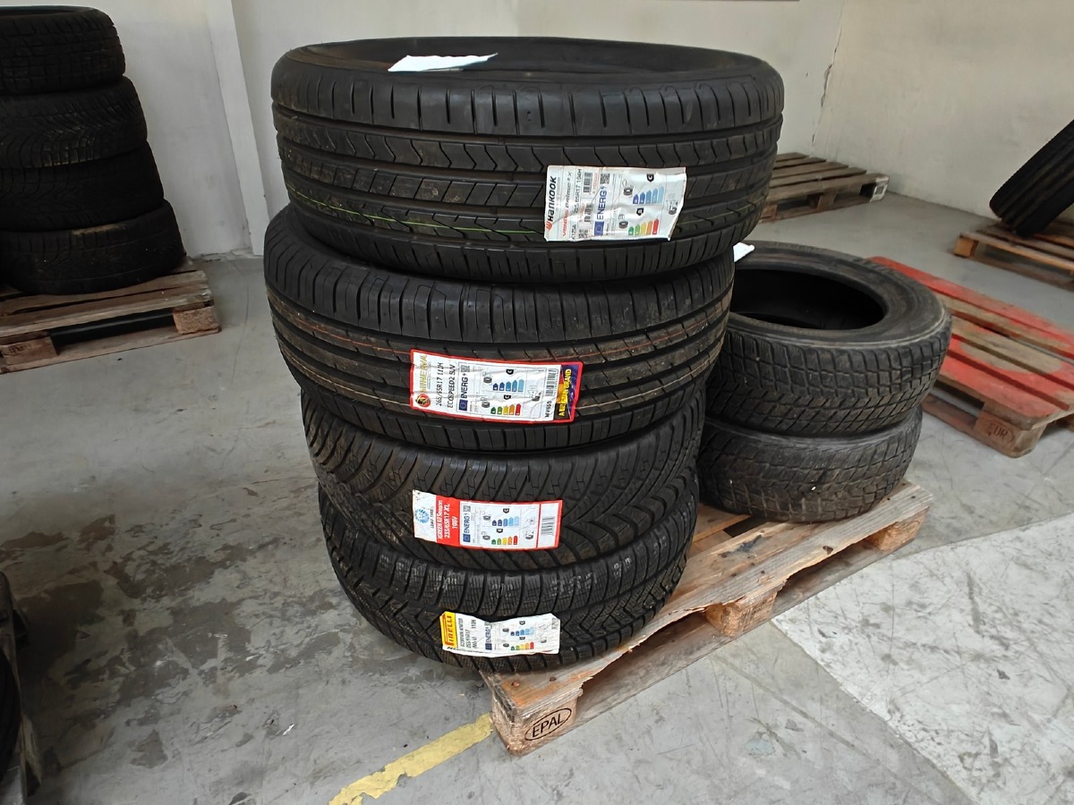 4 dæk forskellig mærke 