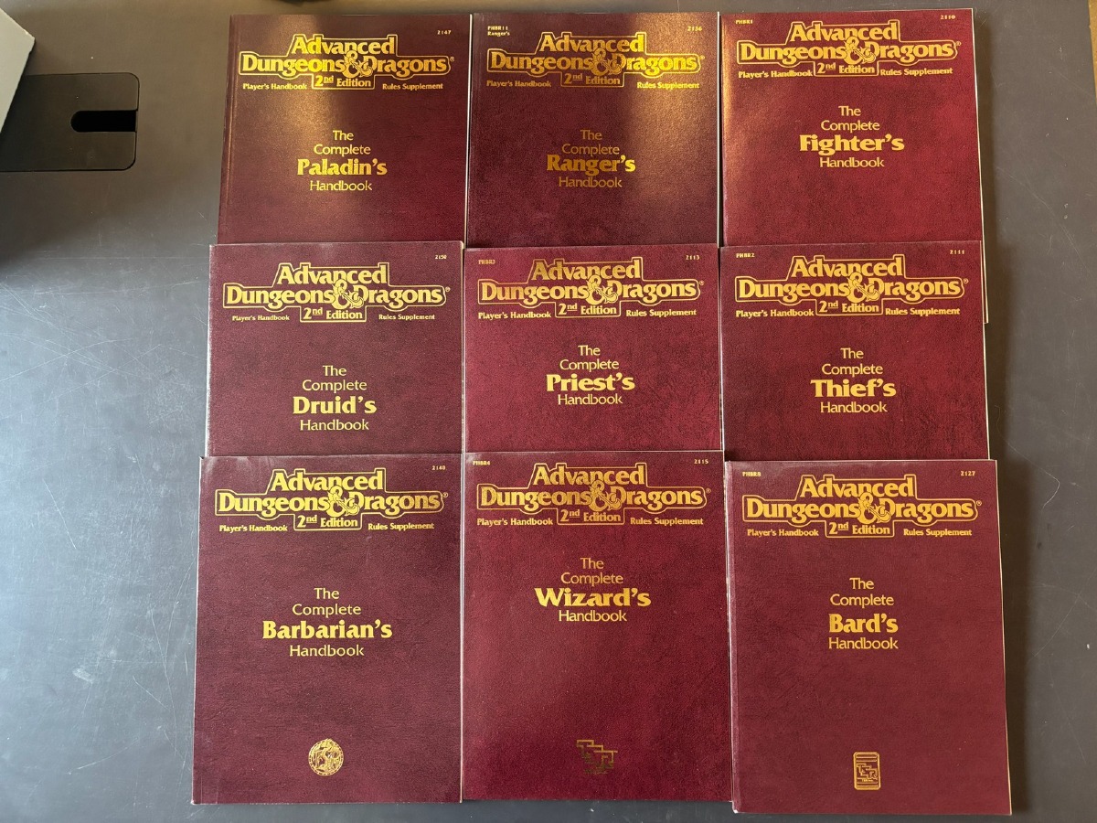 AD&D 2nd Edition – The Complete Handbook Series (Player’s Option) (9)