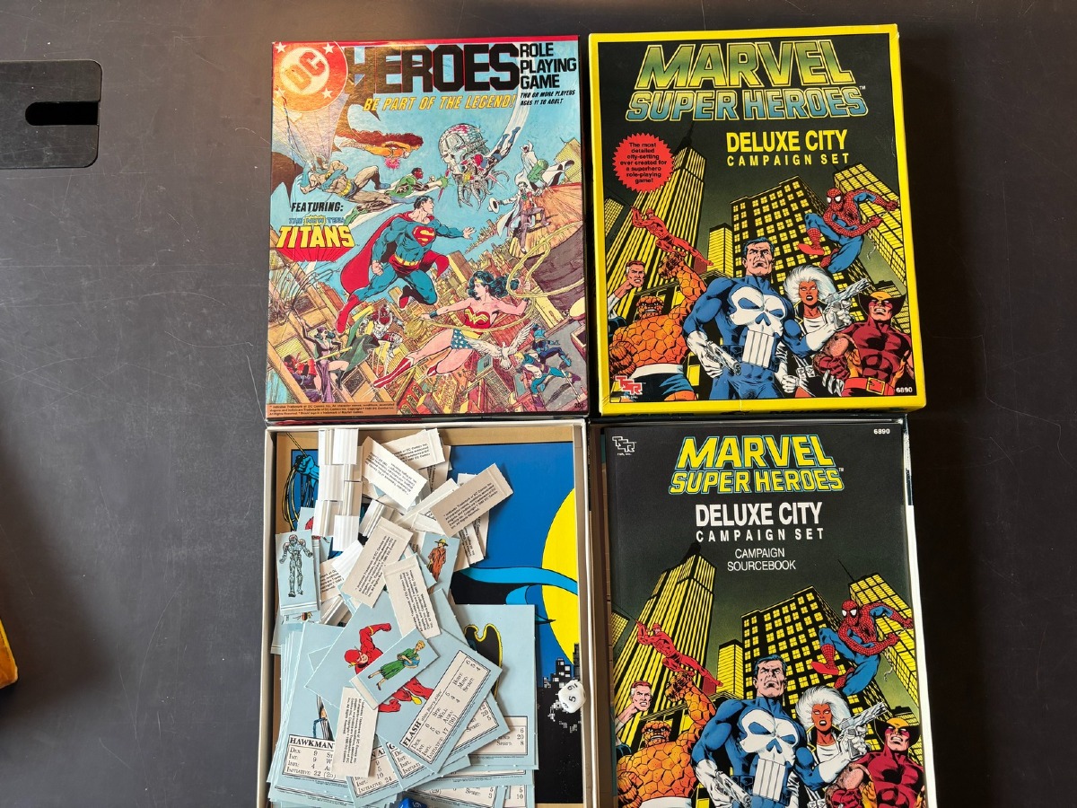 Marvel & DC RPG Boxed Sets (2)