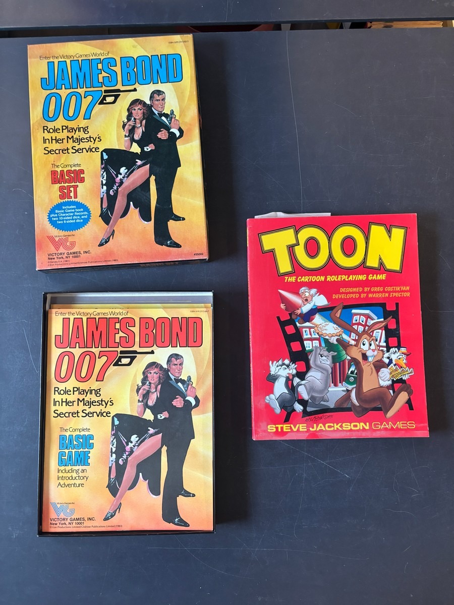 James Bond 007 RPG + TOON Cartoon Roleplaying Game (2)