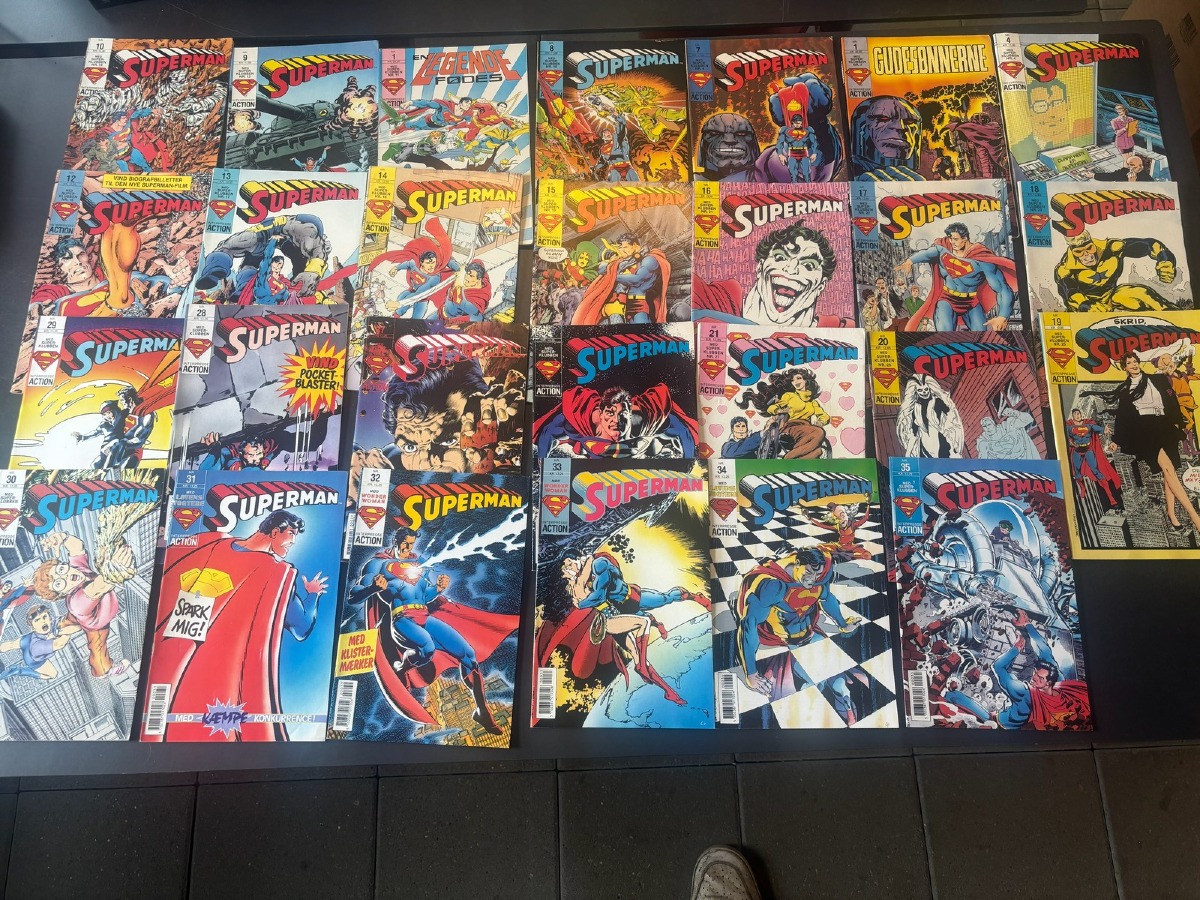 Superman Tegneserier – Dansk Serie, blandede numre (ca. 27)