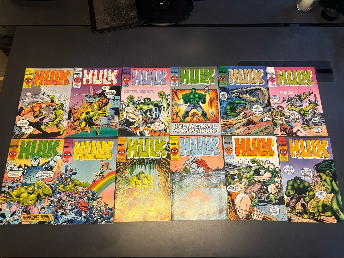 Marvel Hulk tegneserie, bind 1-12