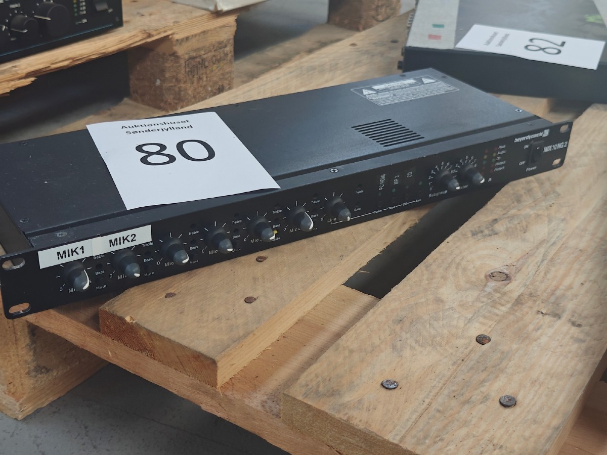 Mixer. Mrk BeyerDynamic. Model: MIX 10 NG 2. U. kabler. 