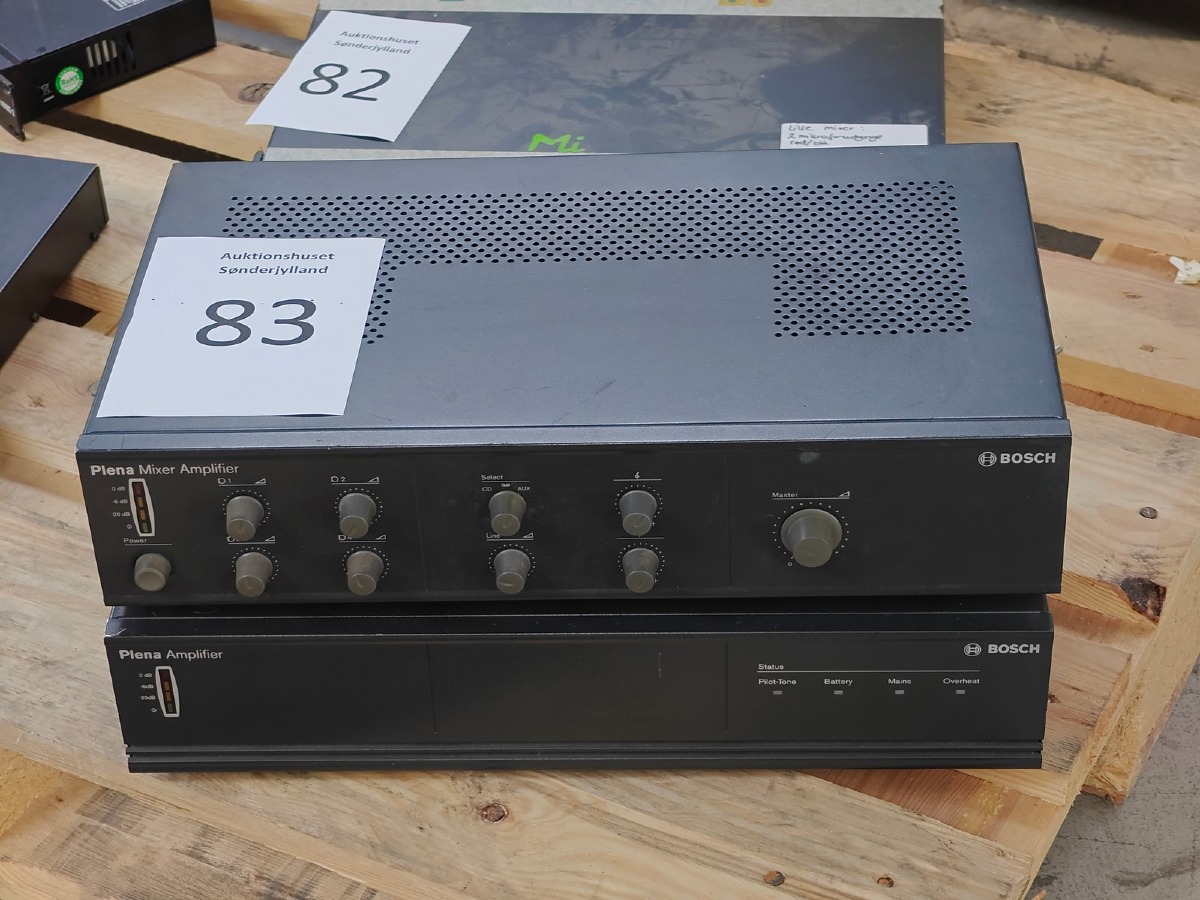 Plena mixer Amplifier & Plena Amplifier. 