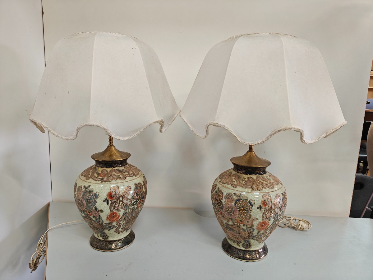 Par kinesiske bordlamper Satsuma (2)