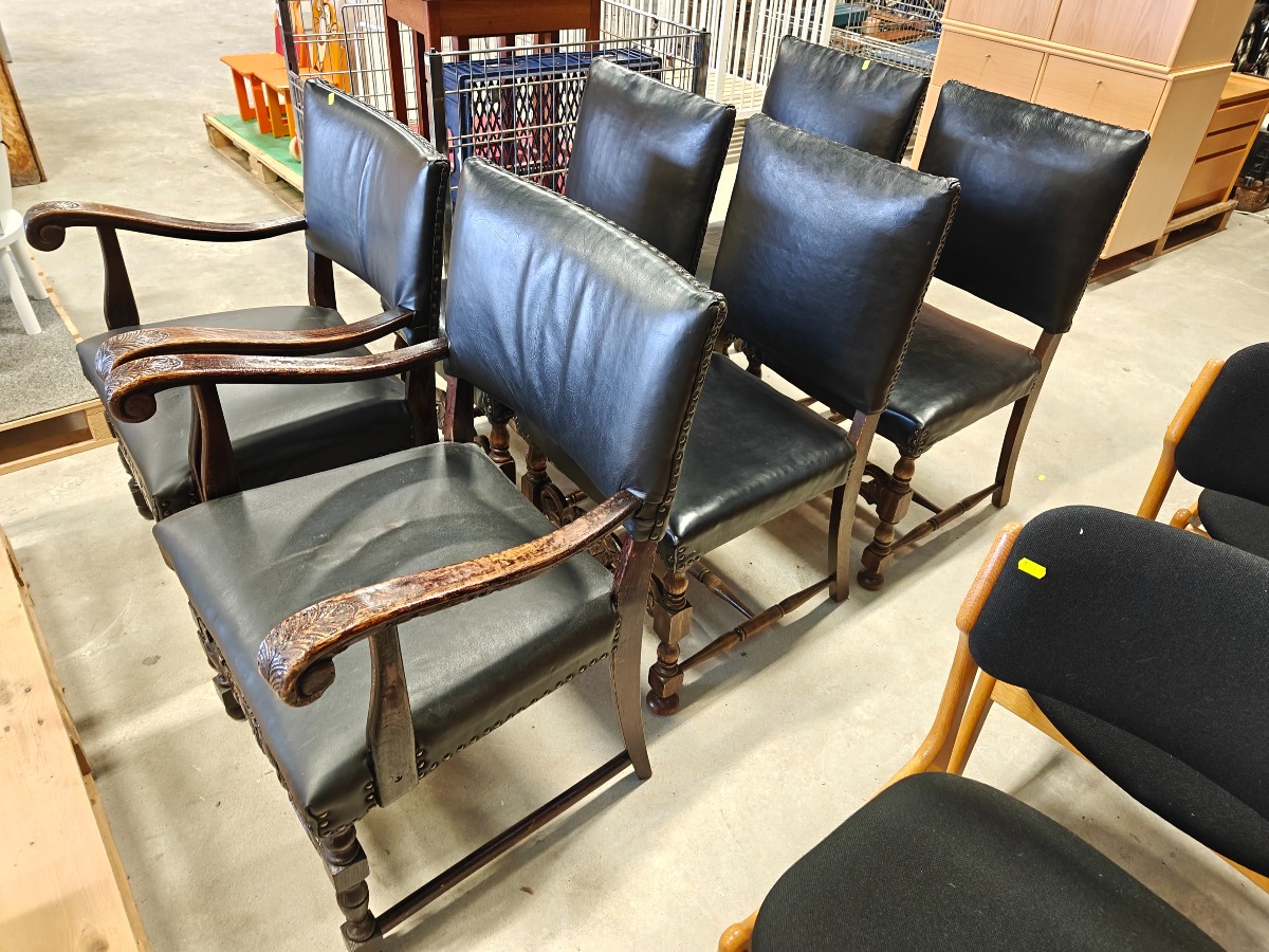 Barokform stolesæt (6)