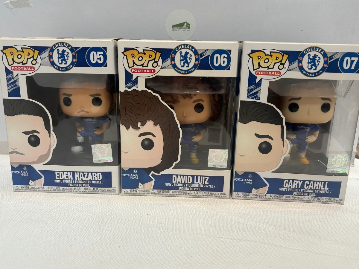 3 stk. Funko Pop Chelsea (05, 06 & 07)