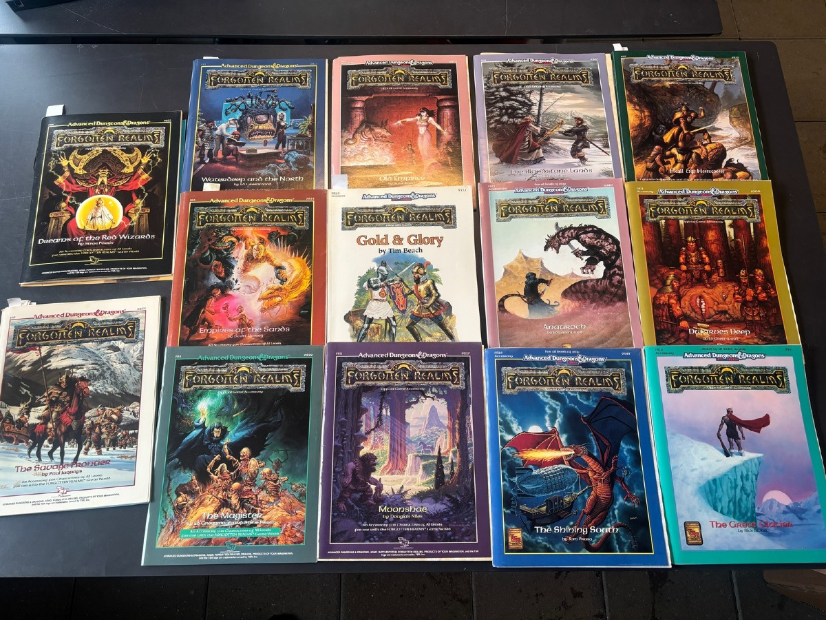 Advanced Dungeons & Dragons Forgotten Realms Lot – (14)