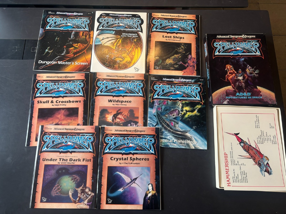 AD&D Spelljammer Lot – (9)