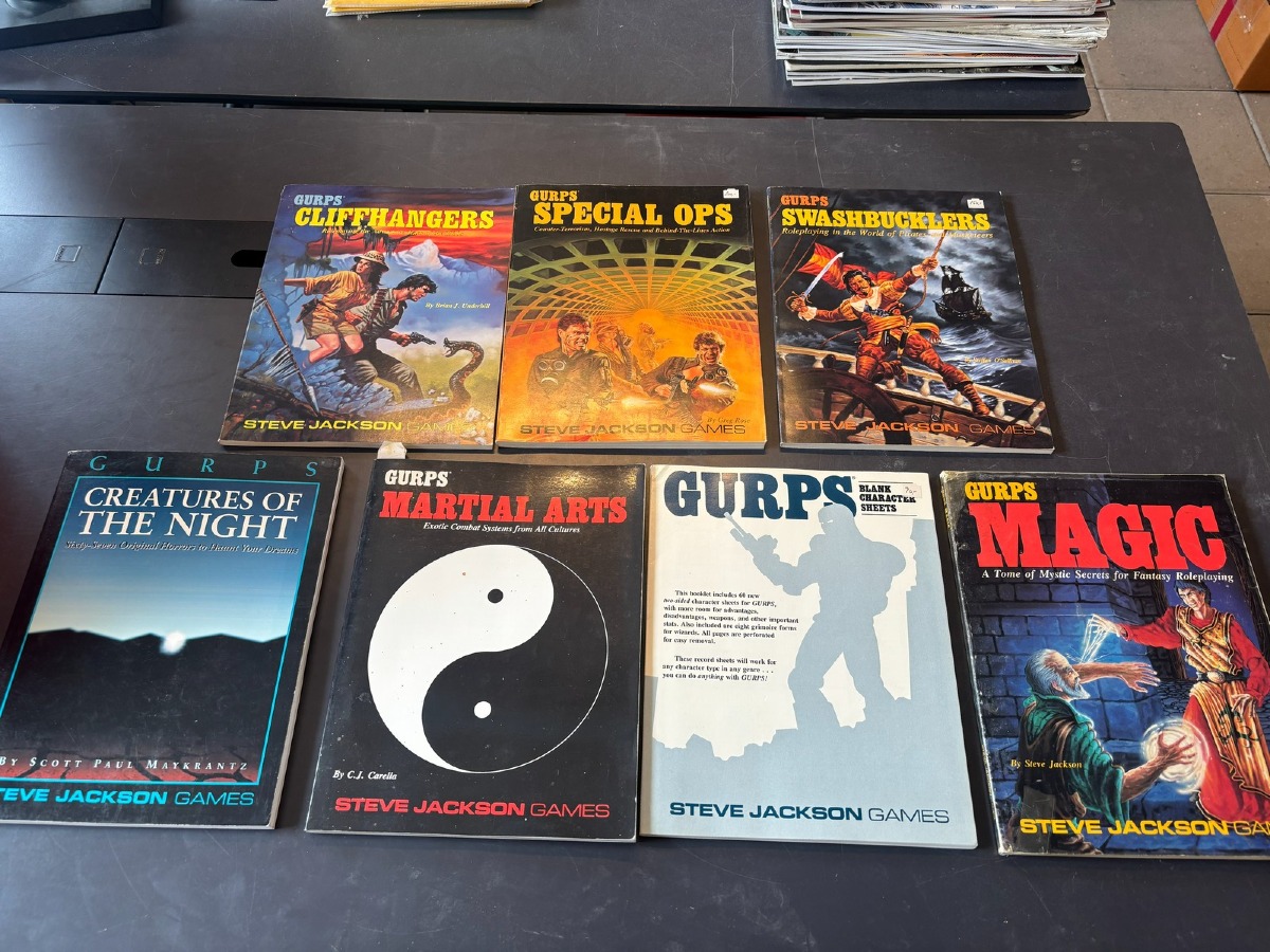 GURPS Steve Jackson Games Lot (7)