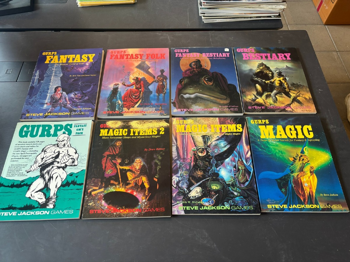 GURPS Fantasy / Magic Lot – Steve Jackson Games (8)