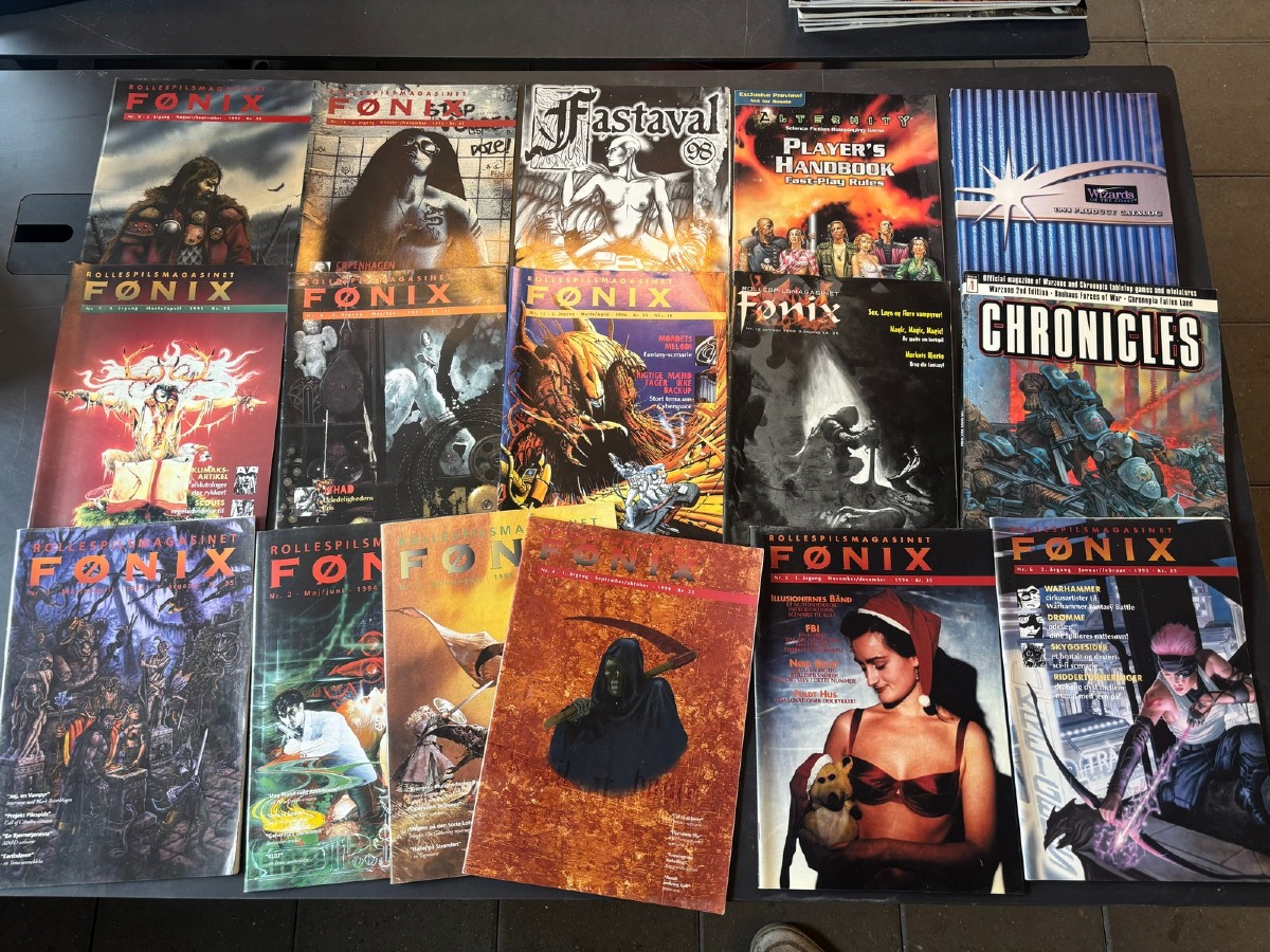 Rollespilsmagasinet FØNIX Lot – blandede numre + Fastaval / Chronopia (16)