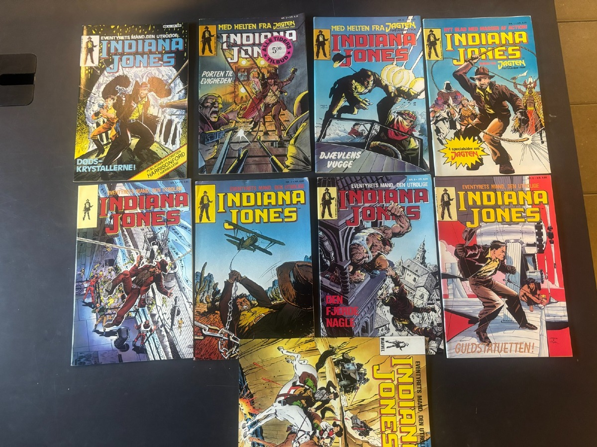 Indiana Jones Tegneserier Lot (9)