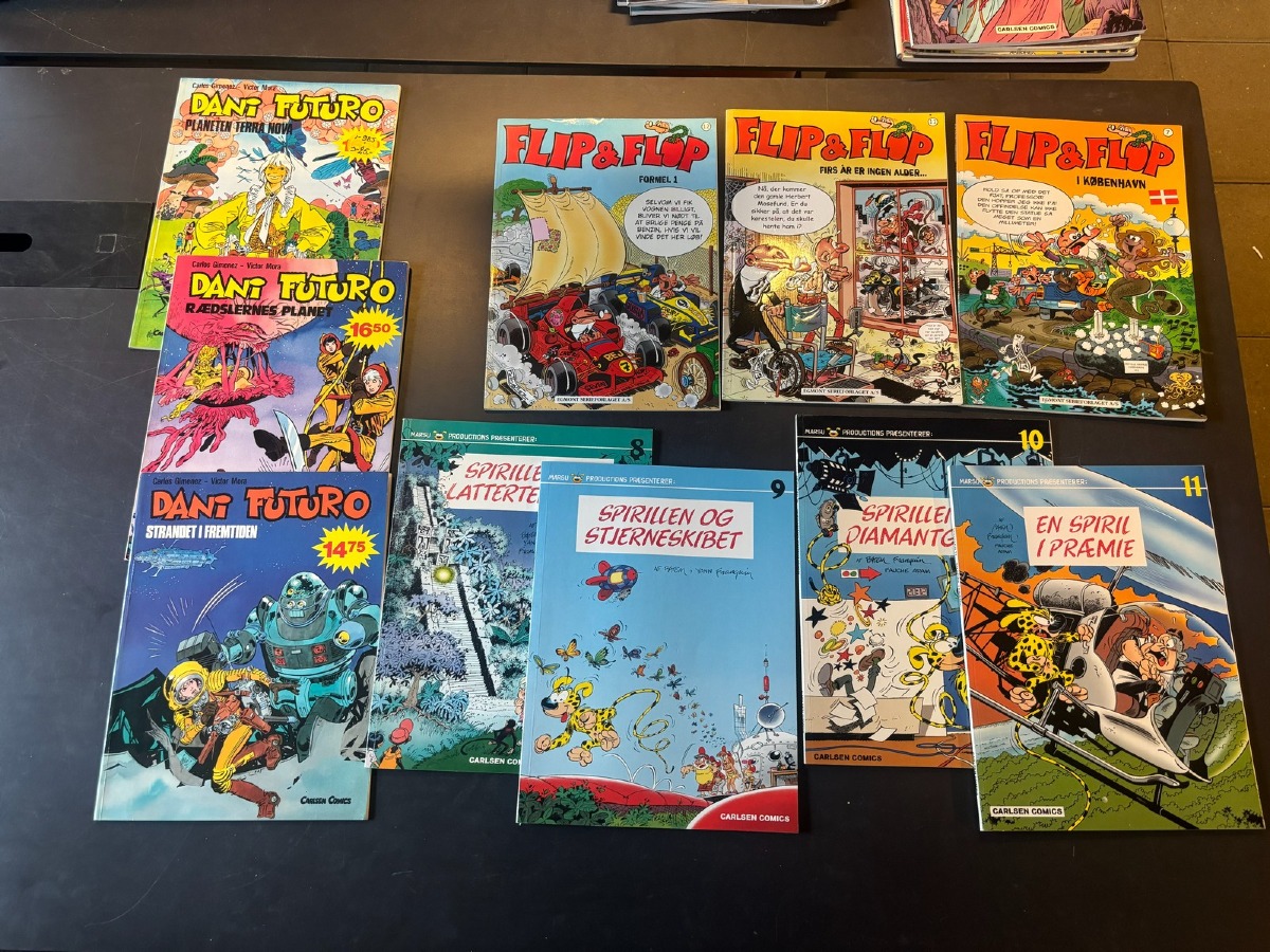 Dani Futuro, Flip & Flop og Spirillen tegneserier (10)