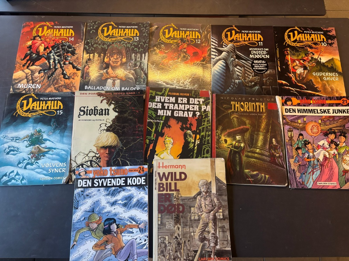 Valhalla m.fl. – Yoko Tsuno, Siohan, Wild Bill m.m. (12)