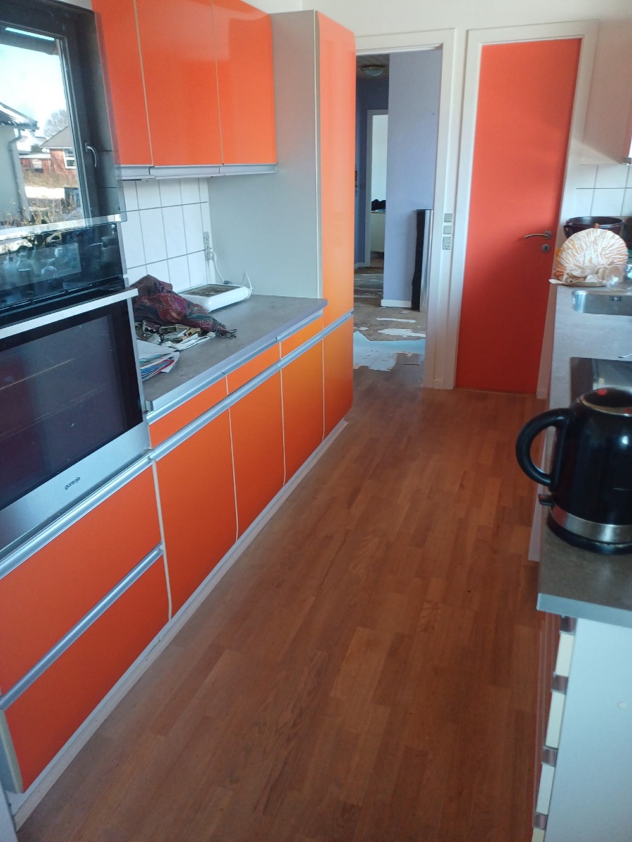Orange køkken i Skagen