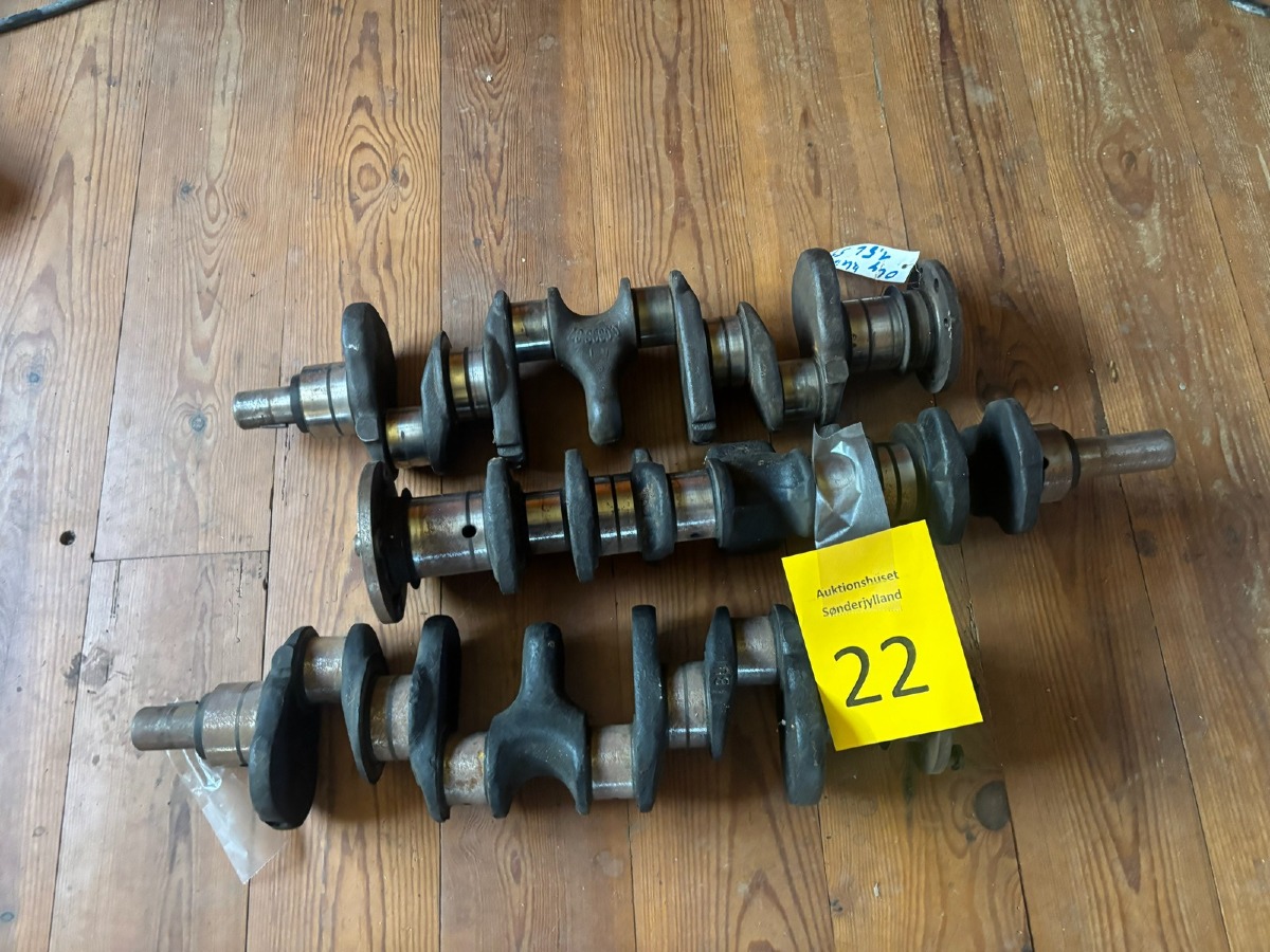 3 stk. Krumtap. 2 stk. Ligner P1 & 1 stk 1,5, årgang 54. Opel