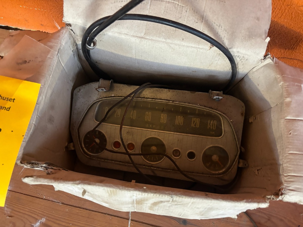 Instrumentering muligvis Opel Record P2