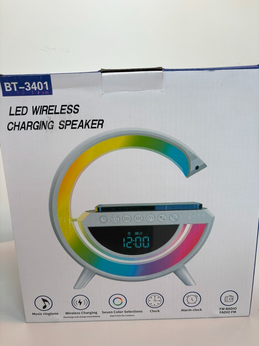 LED wireless charging speaker 