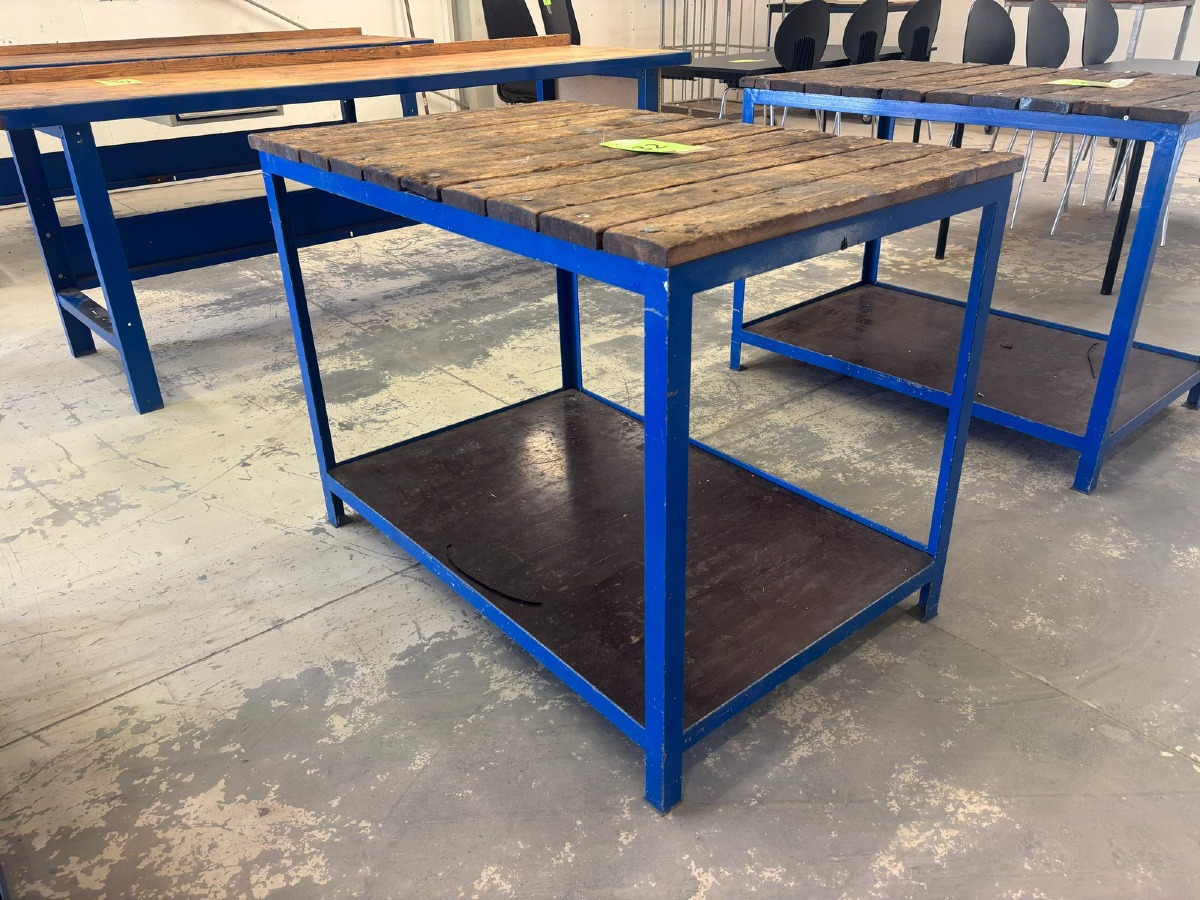 Arbejdsbord / værkstedsbord med underhylde