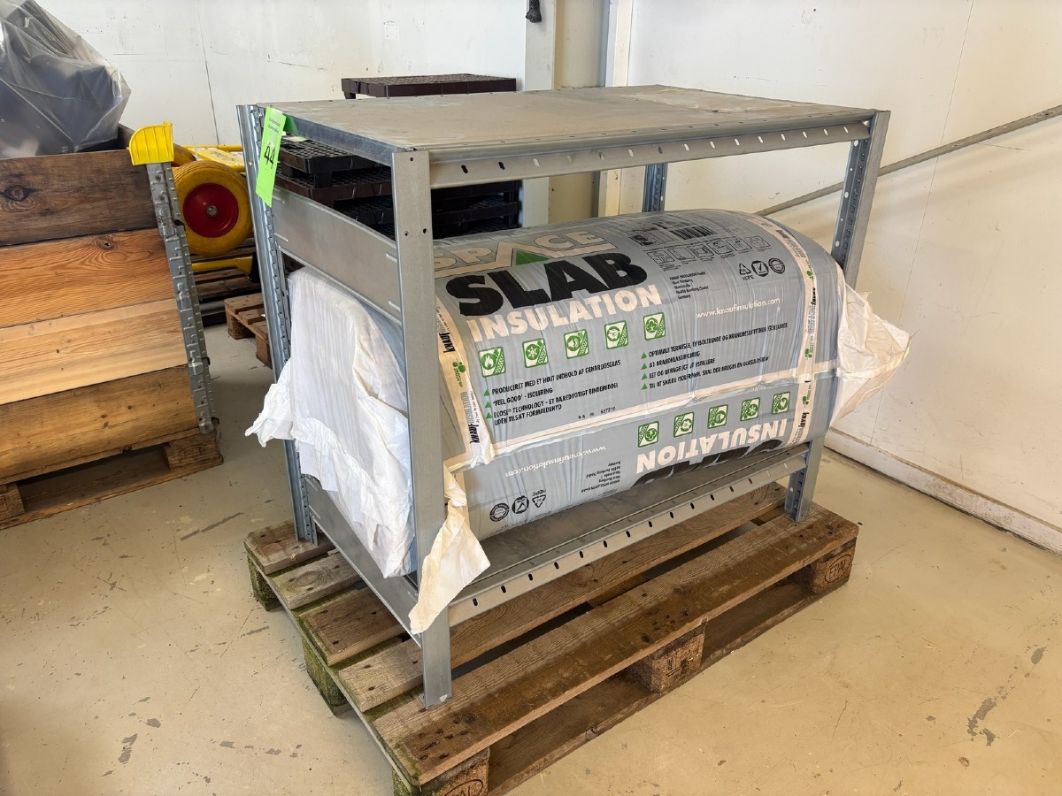 Lagerreol med isoleringsrulle (SLAB insulation)