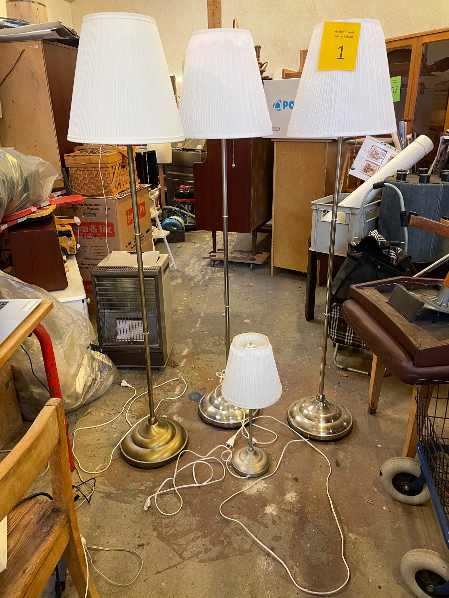 4 Ikea lamper