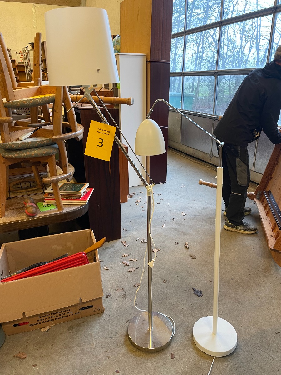 2 standerlamper 