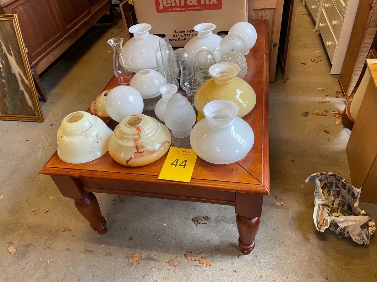 20 dele lampeskærme og inderglas