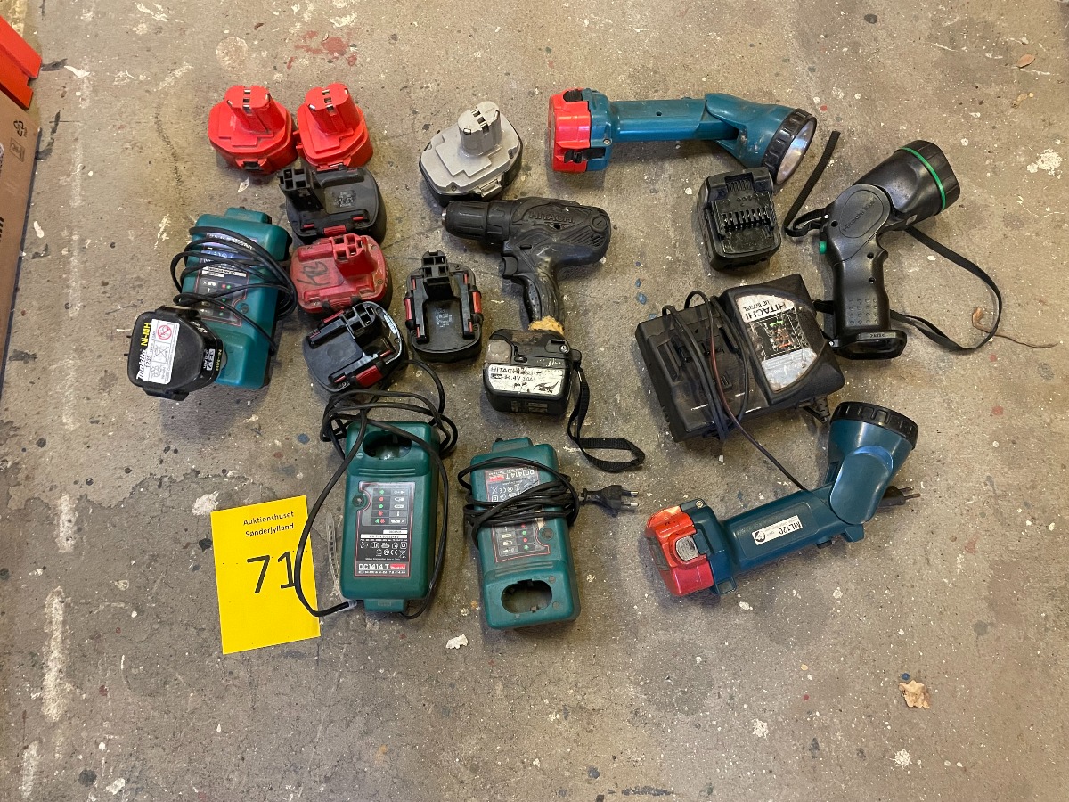 16 dele aku værktøj