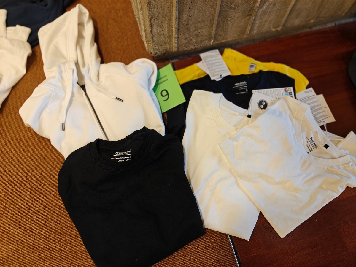 Herre basic tøj str. S, 6 dele