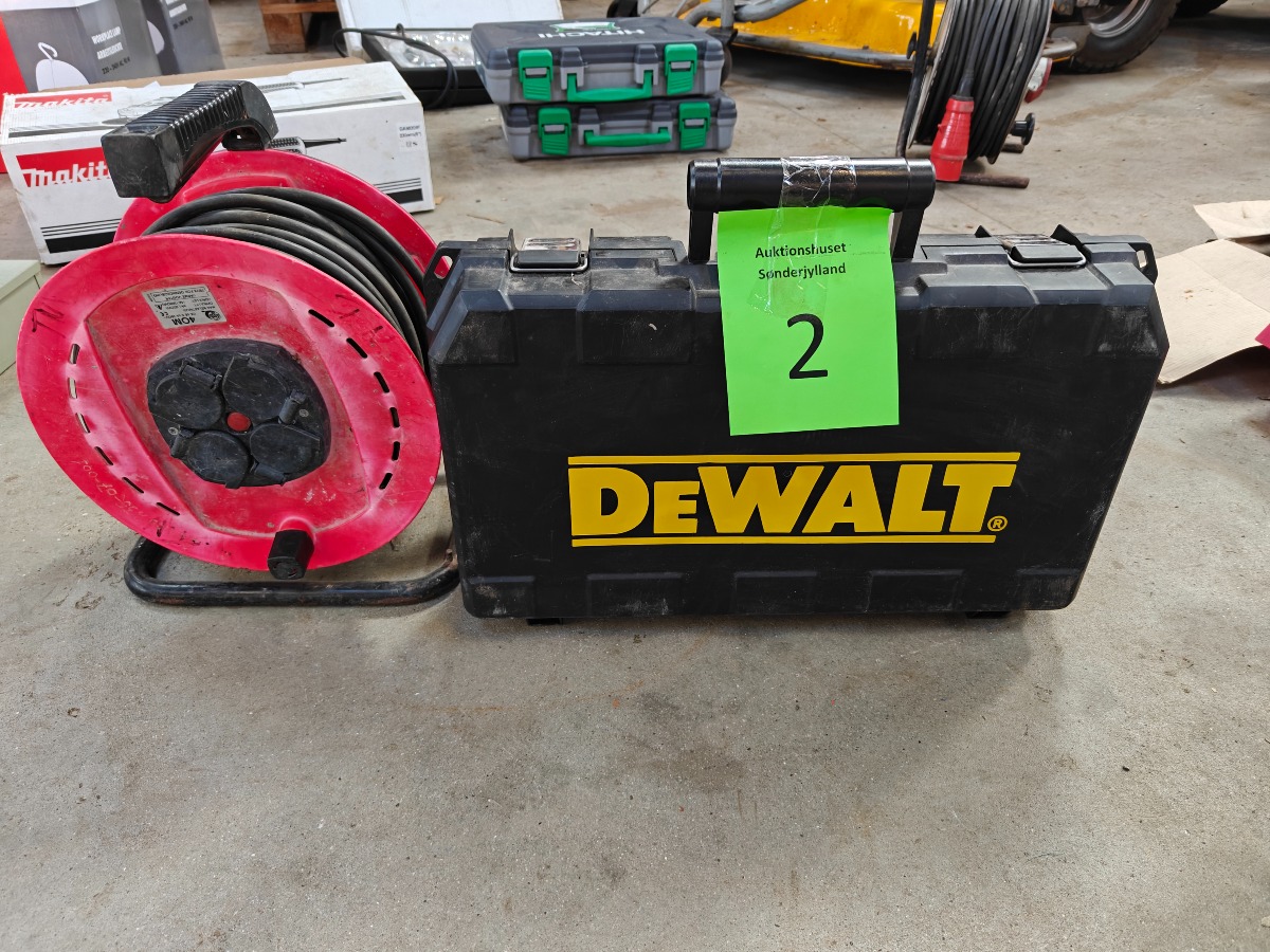 Dewalt boremaskine & kabeltromle