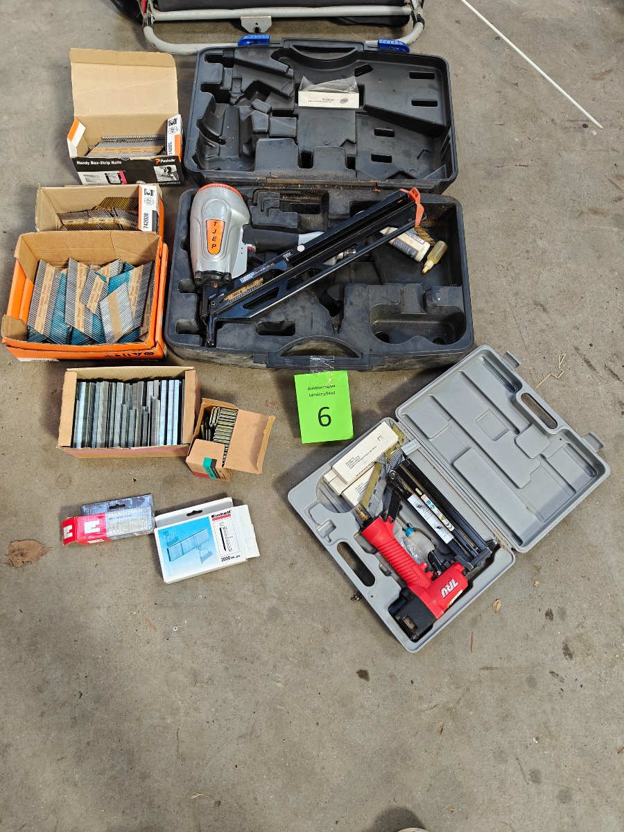 Tjep sømpistol & parti søm & krammer