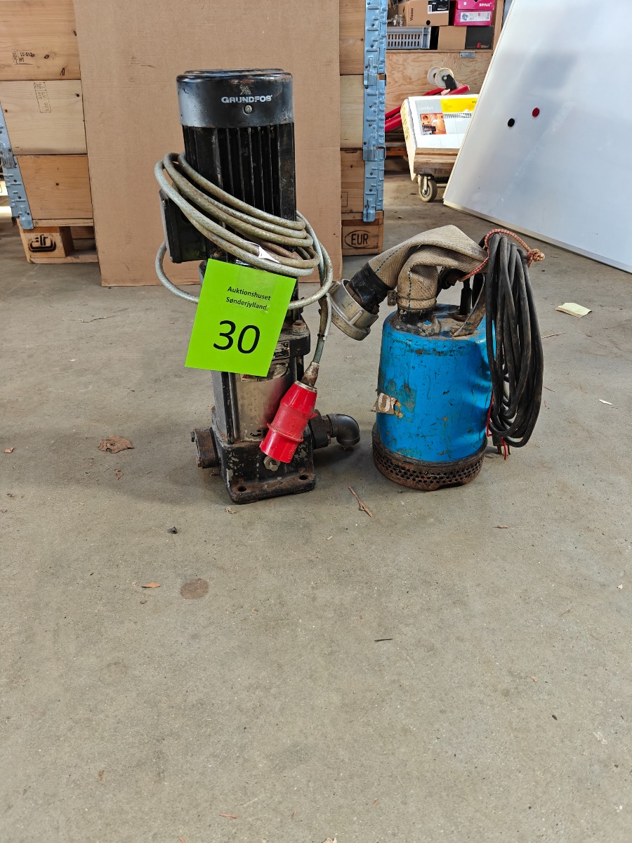 Vandværkspumpe & spildevandspumpe 