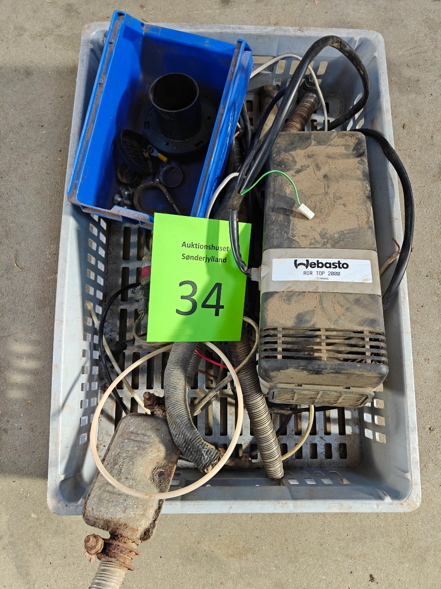 Webasto oliefyr til køretøj